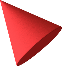 Russian 3D Avant Garde Shapes Cone